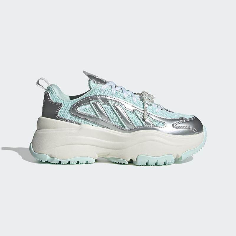 adidas阿迪达斯厚底老爹鞋秋季女鞋OZGAIA三叶草经典休闲鞋JS1661