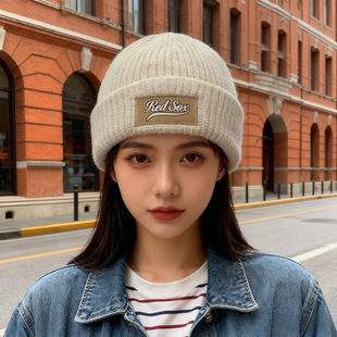 MLB官方男帽女帽2025新款 羊毛运动帽保暖绒线帽针织帽子3ABNBM656