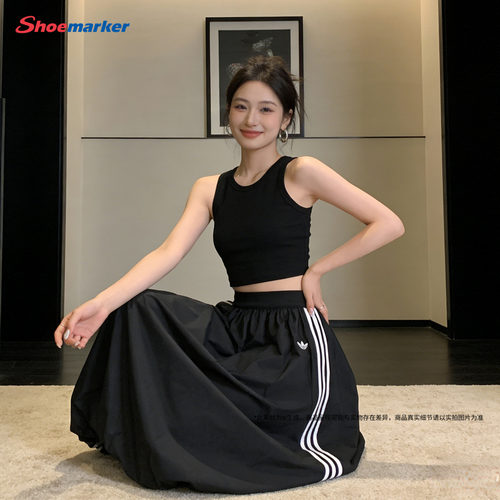 adidas阿迪达斯半身裙子女装