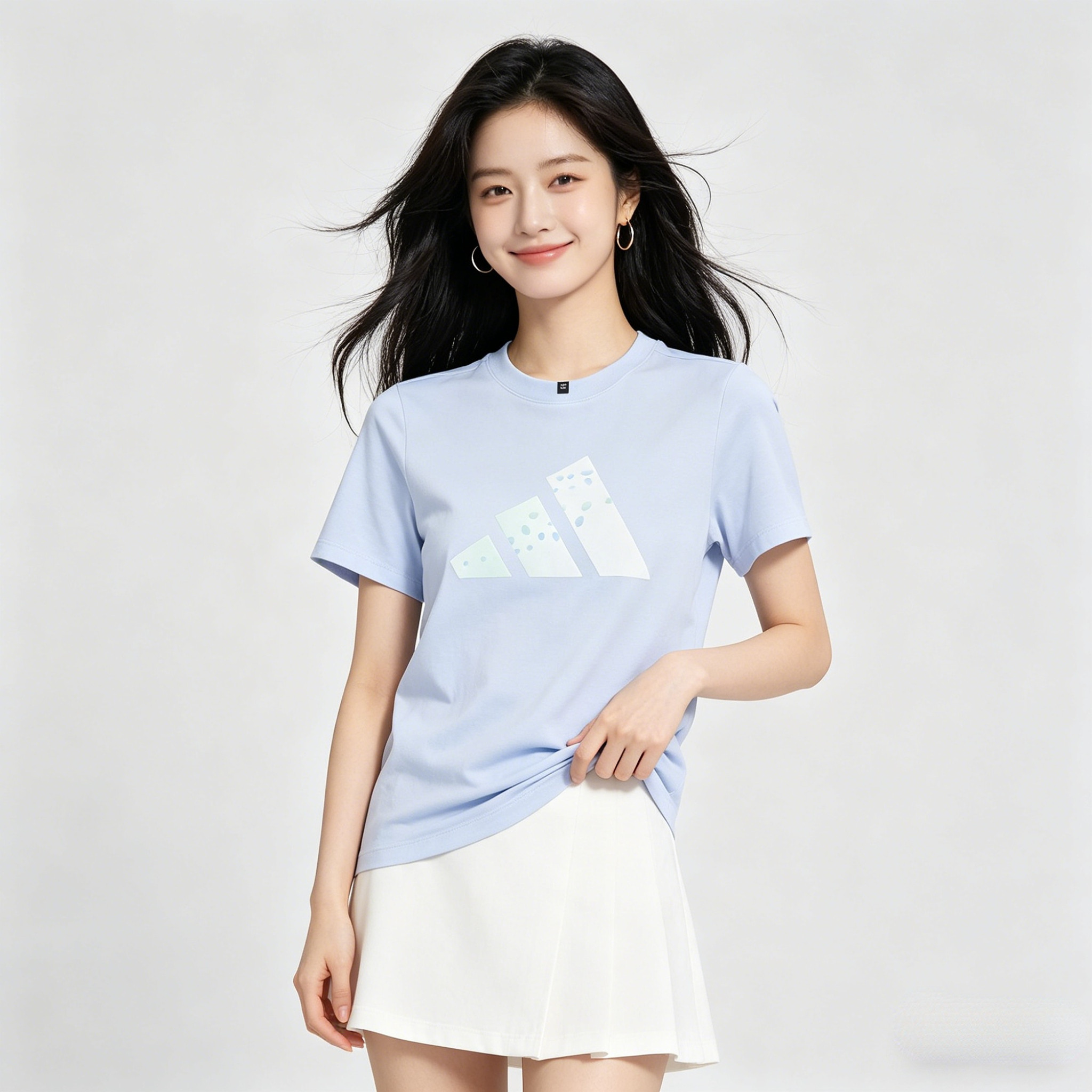 阿迪达斯短袖女装2026夏季新款跑步训练透气半袖运动T恤衫KS2