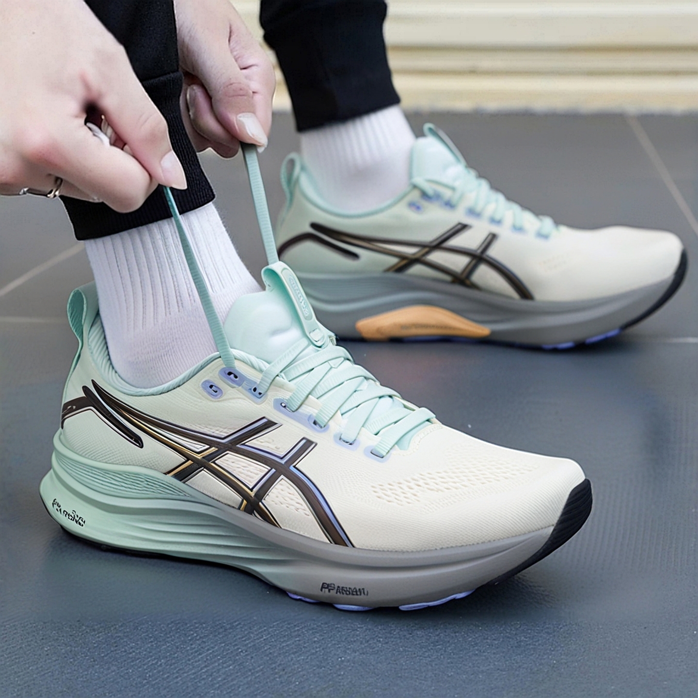 亚瑟士女鞋2025秋运动鞋GEL-KAYANO 32 CP健身训练缓震耐磨跑步鞋