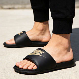 户外休闲运动拖鞋 耐克官方正品 舒适居家拖鞋 拖鞋 轻便一字拖男 男士
