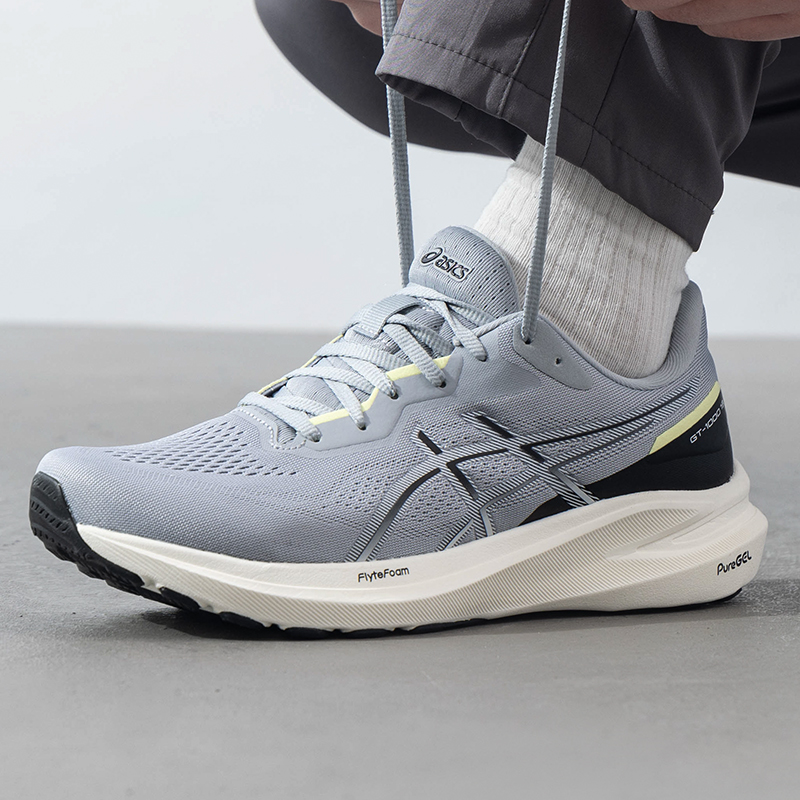 Asics亚瑟士GT-1000 13跑步鞋男2025新款缓震运动鞋稳定支撑跑鞋