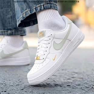 Nike耐克空军一号女款2026夏季新款AIR FORCE 1刺绣金钩低帮板鞋
