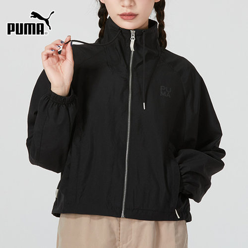 彪马短款休闲立领夹克