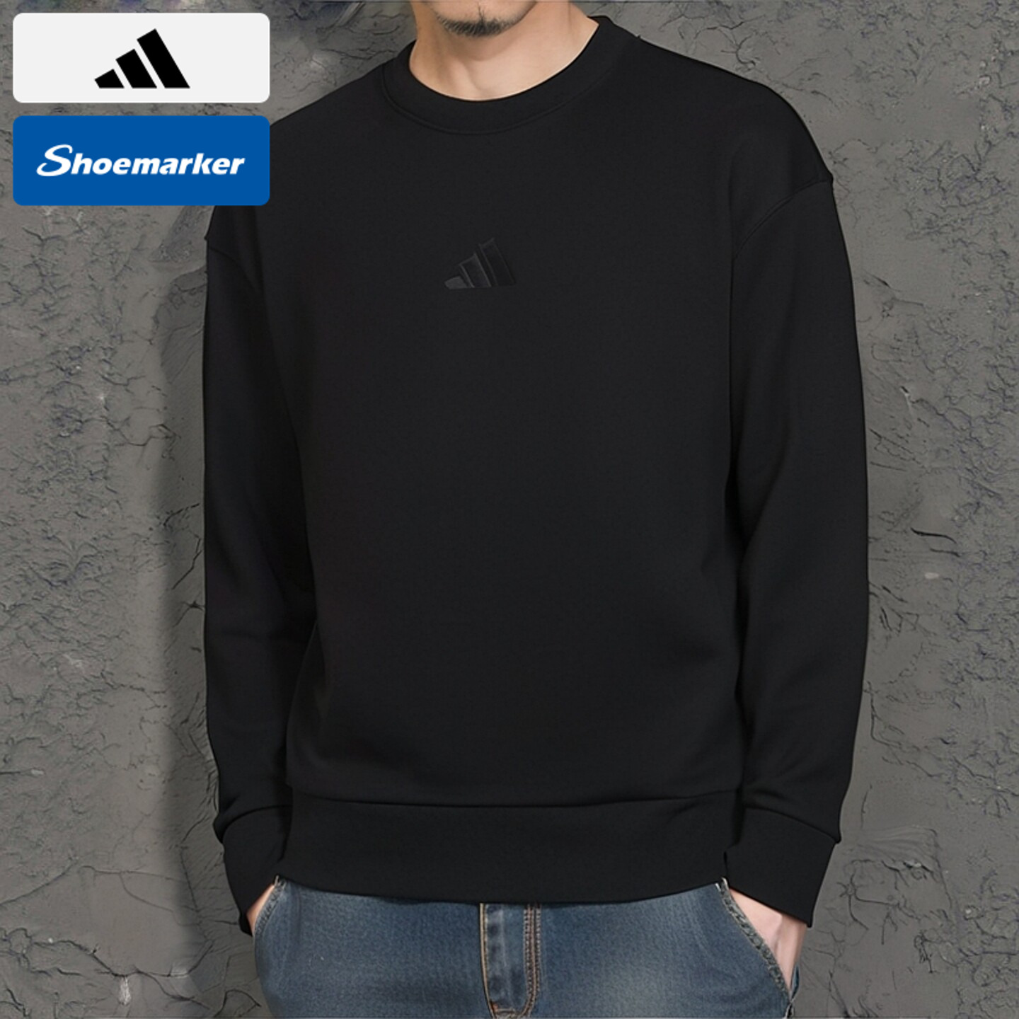 阿迪达斯adidas卫衣男装2025新款圆领运动服宽松套头衫休闲长袖