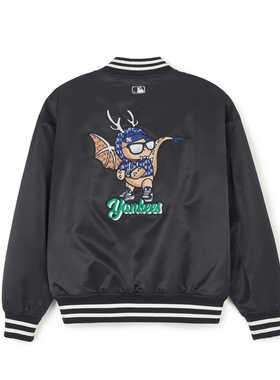 MLB官方立领棒球服男2025新款运动服宽松夹克针织外套女3AJPQ0141