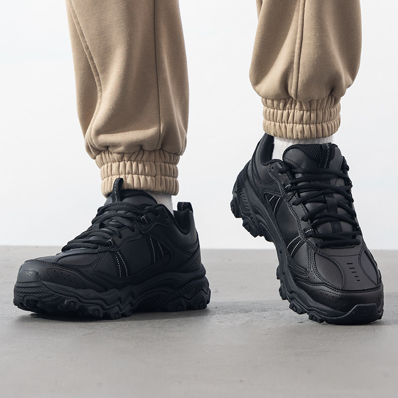 斯凯奇新款男士户外登山徒步鞋黑色老爹鞋复古时尚运动休闲鞋,运动鞋new,运动休闲鞋,淘宝优惠券,粉丝福利购,淘宝优惠卷