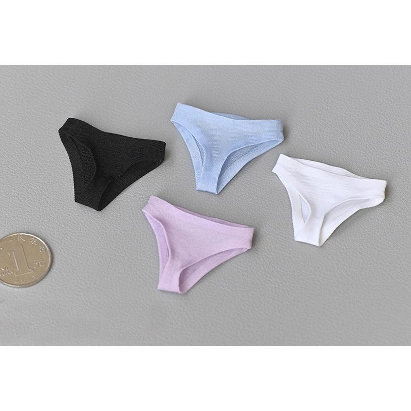 1/6女兵人无缝三角内裤包胶素体模型配件12寸ph tbl