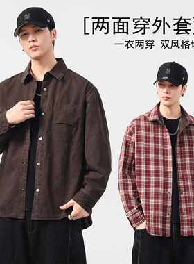 2026春季工装衬衫男款宽松休闲穿