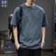 2025薄款 休闲半袖 短袖 新款 体恤圆领衣 t恤男宽松潮流上衣男士 夏季