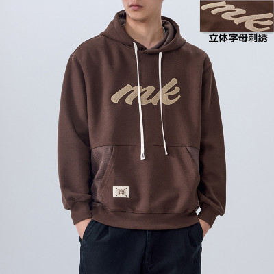 重磅连帽卫衣男美式复古外套