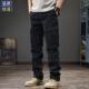 美式 裤 潮牌男士 高街痞帅多口袋宽松直筒工装 潮 休闲裤 2025春夏新款