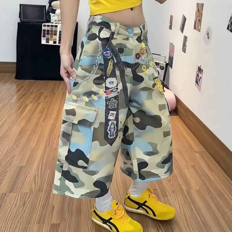 2026新款迷彩裤子女款美式复古