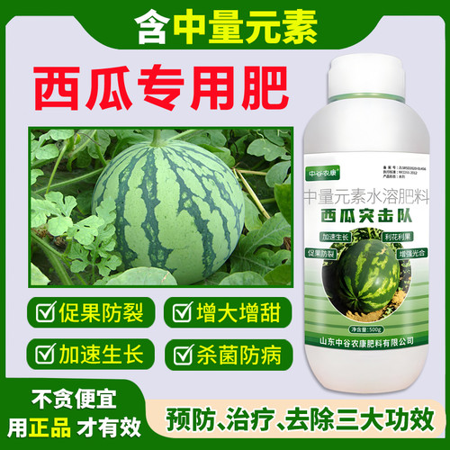 西瓜哈密瓜香瓜防裂增甜水溶肥料