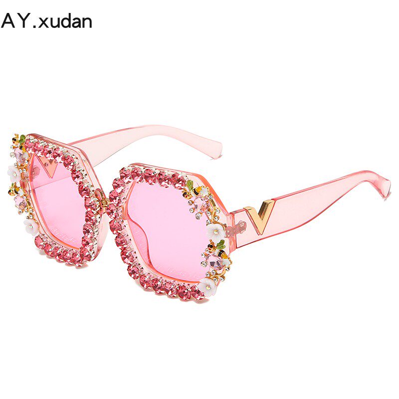 太阳眼镜男女个性潮欧美夸张金属风复古墨镜街拍网红直播拍摄道具