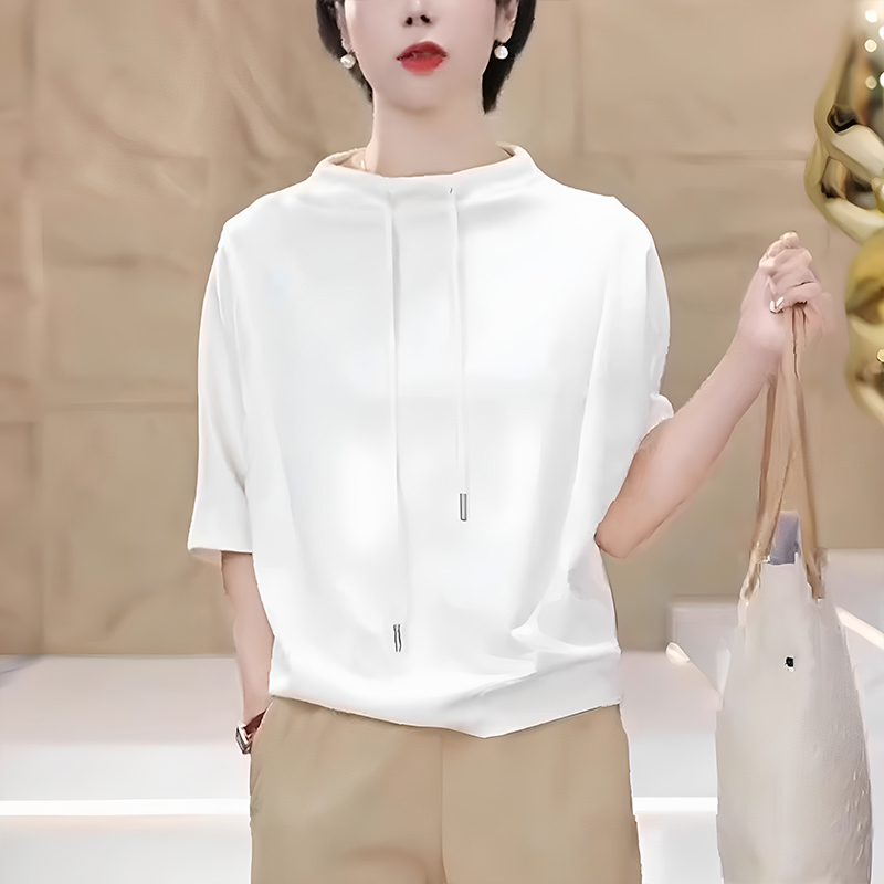 半高领卫衣女夏2025新款