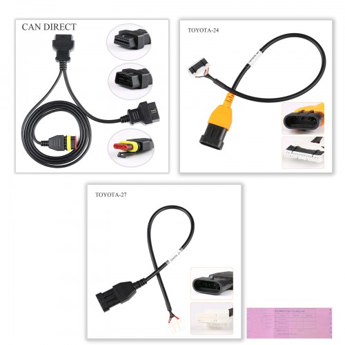 OBDSTAROBD2电缆和连接器