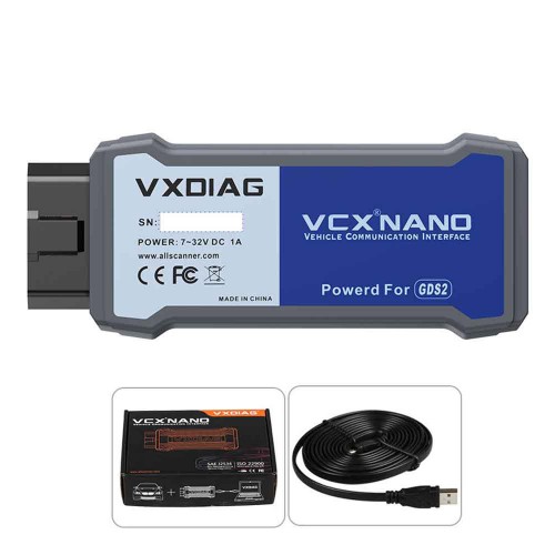 VXDIAG VCX NANO Multiple GDS2 and TIS2WEB Diagnostic/Program