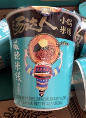 统一酸辣米线杯装冲泡细米粉