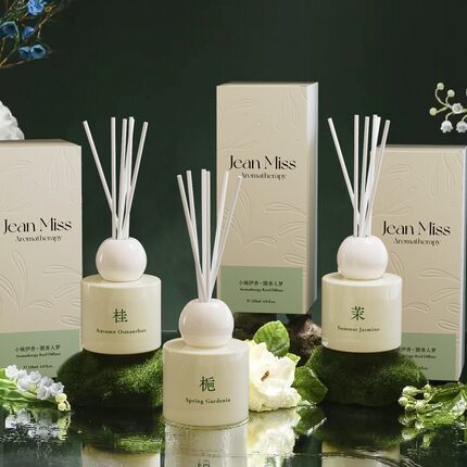 小城伊香JEAN MISS香闻香入梦无火香薰120ML栀子茉莉桂花