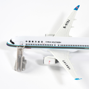 C919中国南航25cm航天客机礼品男孩玩具国航仿真飞机模型航模 包邮