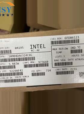 10M04DAU324C8G 现场可编程逻辑器CPLD/FPGA门阵列单片机集成芯片