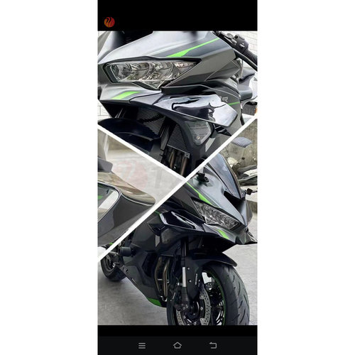 川崎ZX4RZX4RR改装侧风刀定风翼