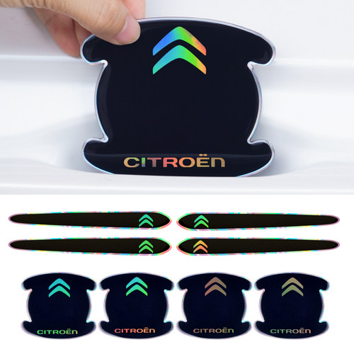 雪铁龙车门把手防刮贴凡尔赛C5X C6天逸C5C4L C3XR汽车门碗保护膜