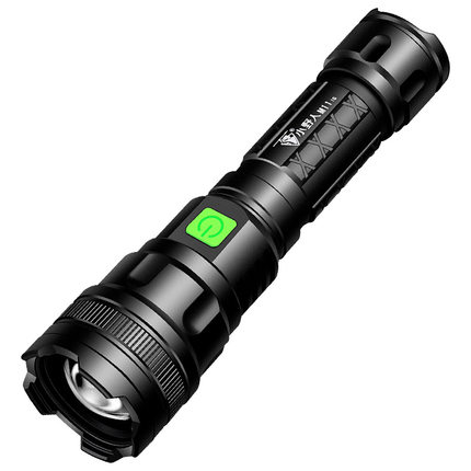 小野人铝手电筒强光M11升级版T8L9锂充电池变焦防水远涉驴友齐玩