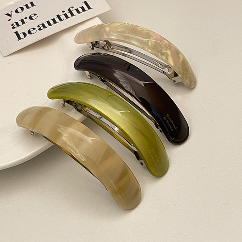 质感醋酸弹簧夹人鱼姬马尾夹