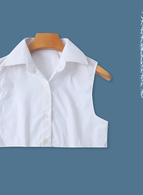 百搭假领 春秋女简约百搭翻领纯色装饰领衬衫毛衣卫衣搭配领30993