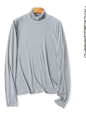 日单高领打底T恤  秋新女简约百搭套头长袖纯色弹力内搭外穿31489