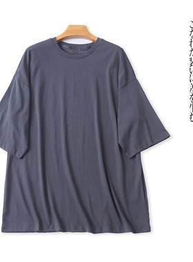 全棉T恤  男女同款  夏季新款外贸圆领套头短袖纯色弹力大码31846