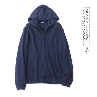 卫衣 外贸连帽领拉链长袖 男女同款 新款 外套32032 秋季 毛圈棉开衫