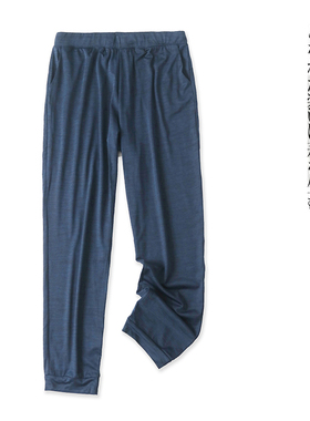 薄款运动休闲裤 春夏新款外贸女装松紧高腰口袋束口弹力长裤28713