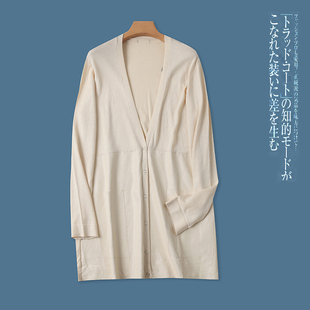 上衣33288 大码 针织pu皮拼接开衫 春秋新外贸女宽松V领单排扣长袖