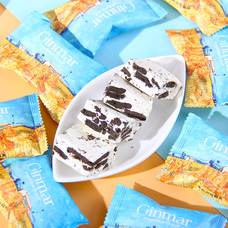 Ginmar英国金玛可可味奶芙雪花酥结婚喜糖下午茶伴手礼休闲零食,零食/坚果/特产,喜糖,淘宝优惠券,粉丝福利购,淘宝优惠卷