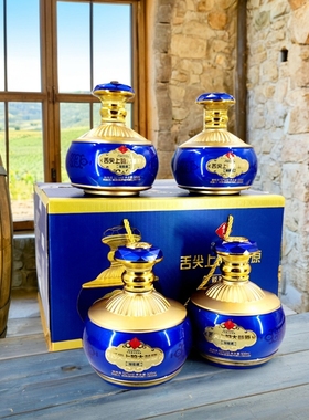 内蒙古高度纯粮食酒白酒莜麦酒草原酒52度紫荞酒蒙古酒500mlx4瓶