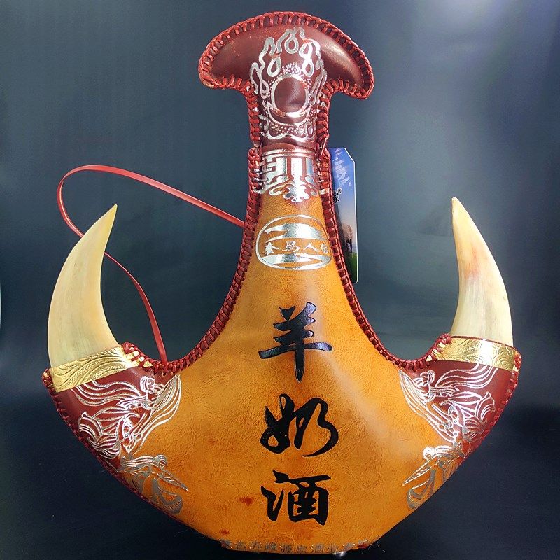 内蒙古特产正宗皮囊奶酒 奶香型羊奶酒42度酒皮壶奶酒包邮
