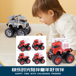 儿童玩具车惯性工程车系列消防军事环卫玩具车车地摊工厂