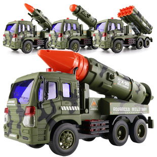 启蒙儿童认知能力合金美式军事巡航导弹车玩具男孩仿真益智模型车