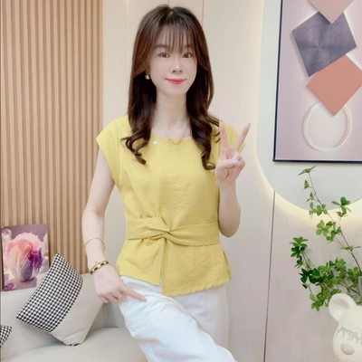 设计感衬衫上衣女士夏季