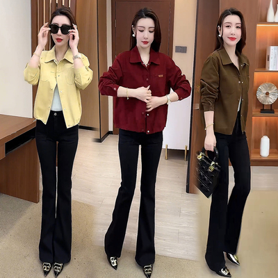 时尚短款外套女士春秋款