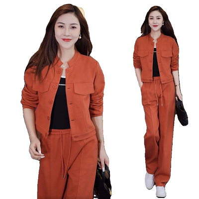 秋季休闲运动套装女小个子