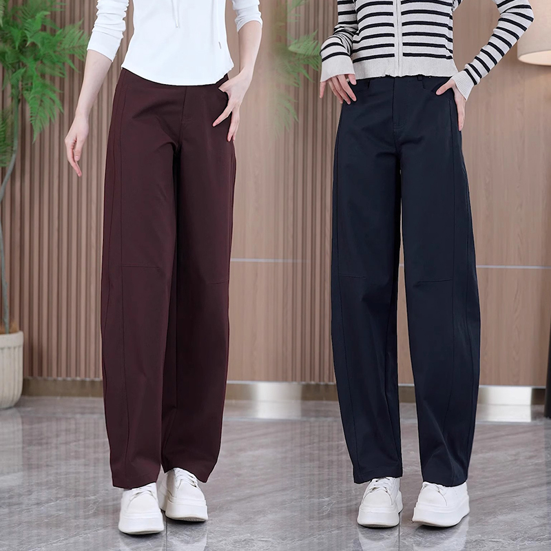 高腰弯刀裤女秋季爆款