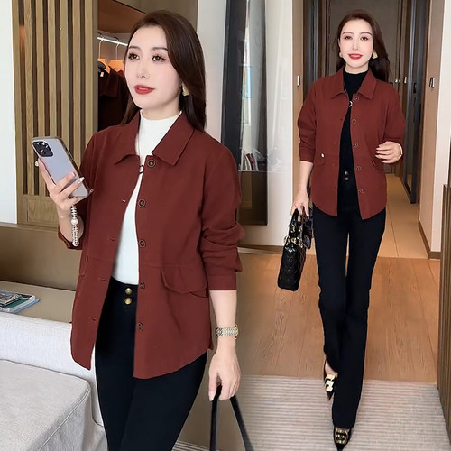 短外套女装春秋时尚休闲