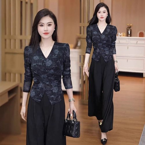 气质V领打底衫上衣女士秋季