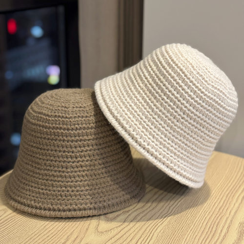 韩版复古秋冬渔夫帽子