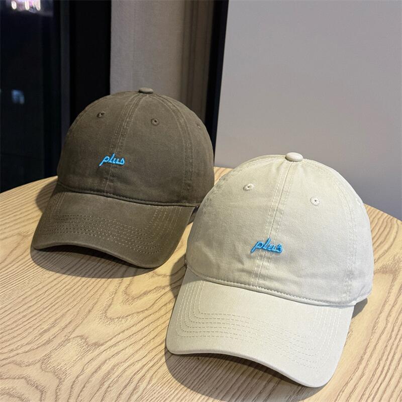 简约ins风小众字母刺绣鸭舌帽女